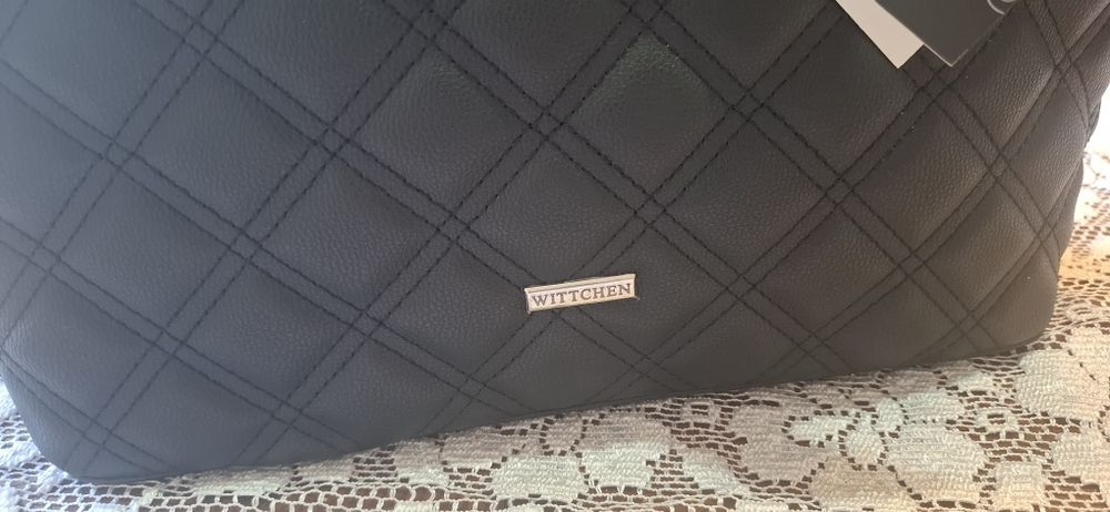 Duża czarna torebka Wittchen shopper nowa z metką