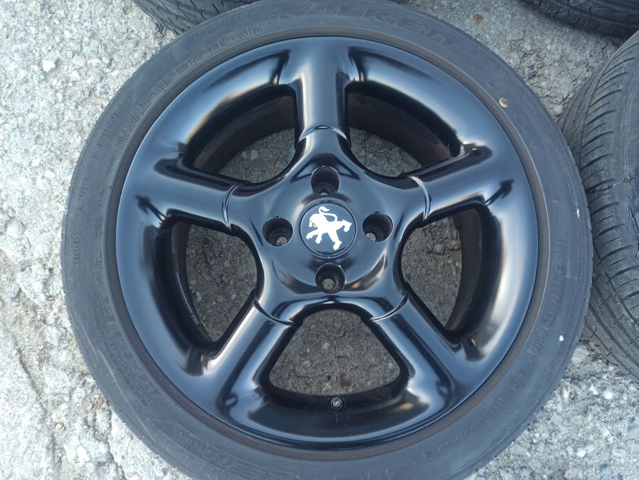 felgi aluminiowe peugeot 207 16 4x108 et15 z oponami