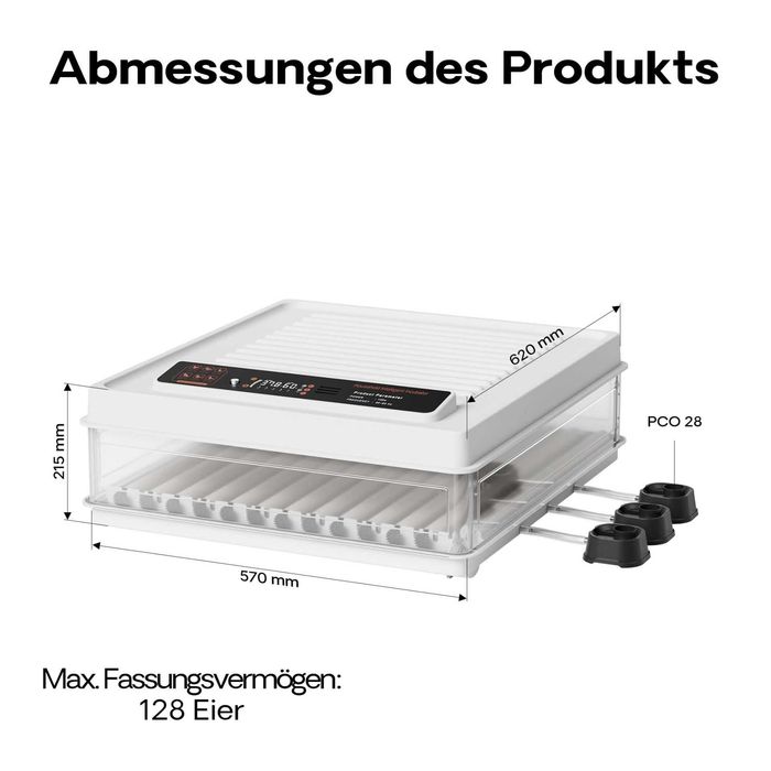 Chocadeira/Incubadora até 128 Ovos Automática NOVA-Disponibilidade Imediata