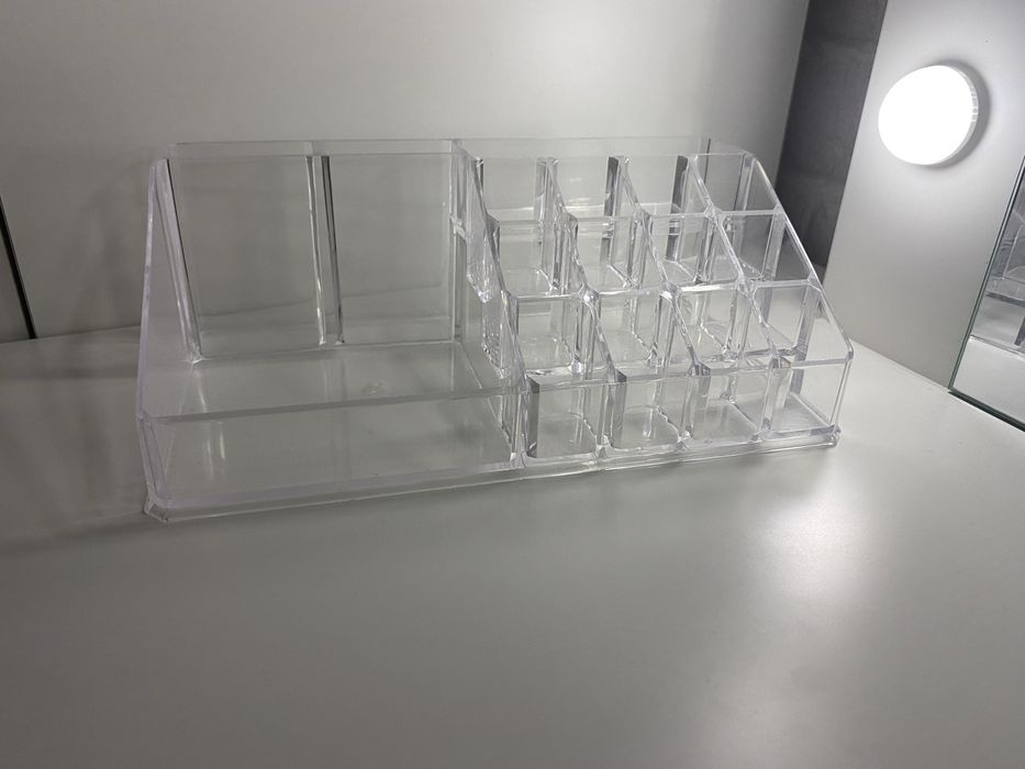 Organizer na kosmetyki makijaż akrylowy | Transparentny