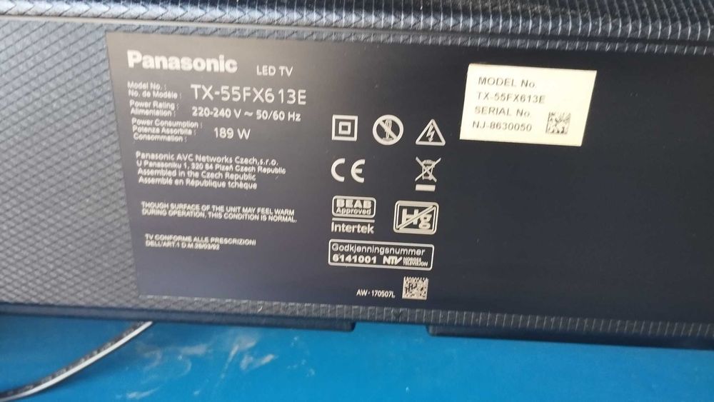 Telewizor Panasonic 55 Cali TX-55FX613E LED DVB-T2