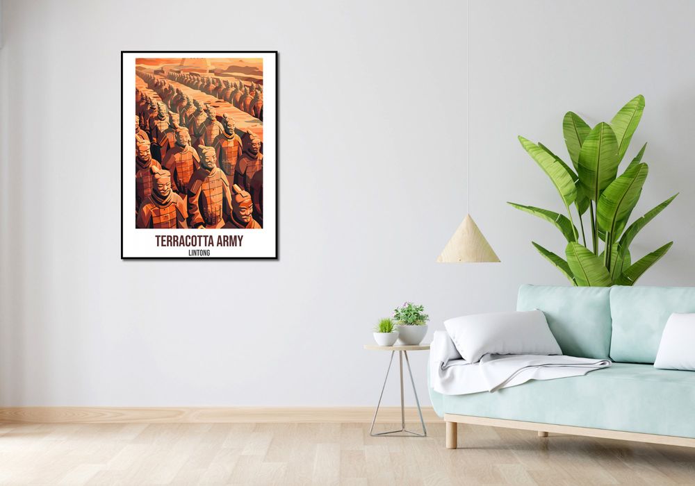 Plakat 75x100cm Terracotta Army, Lintong