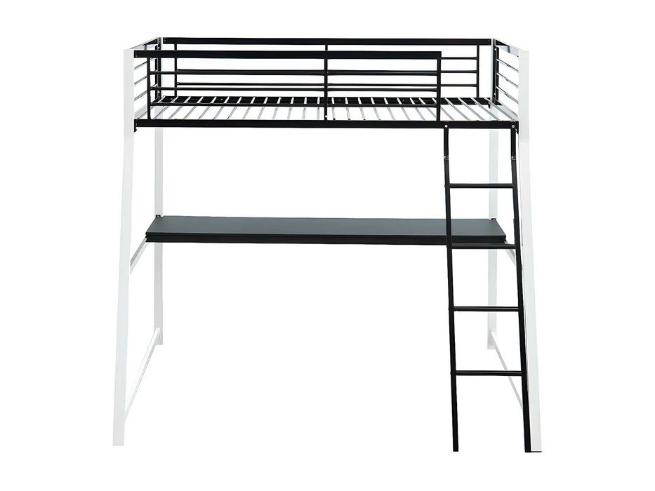 Cama e colchão, com secretária integrada 90x190 cm