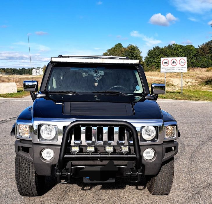 Hummer H3 czarna bestia