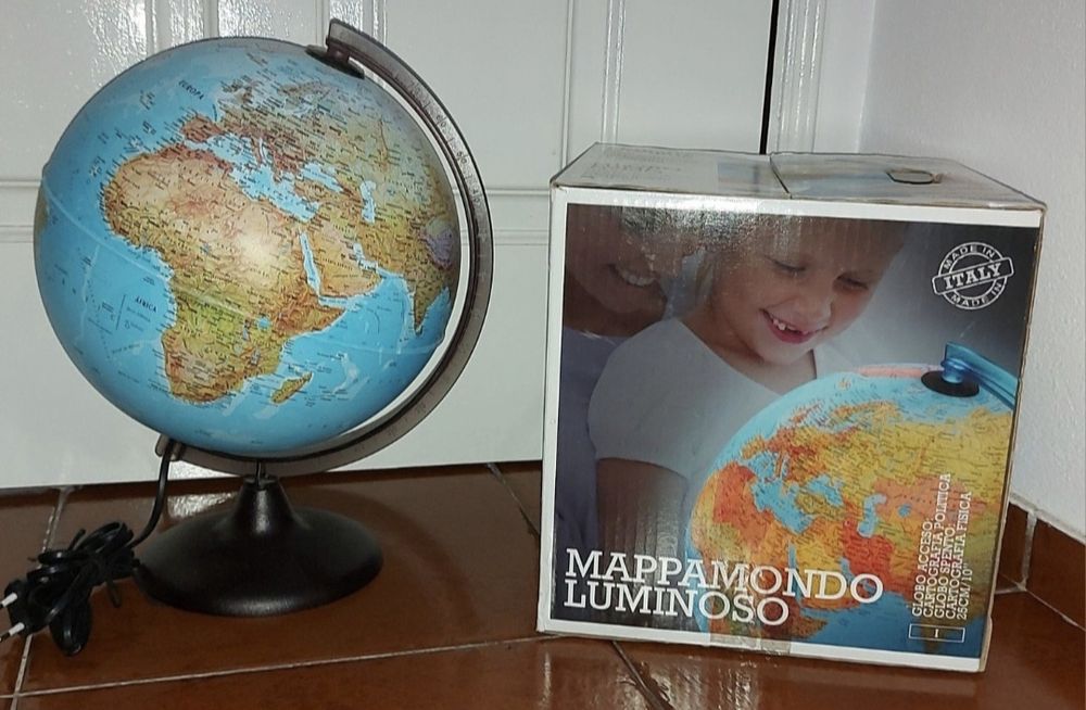 Globo Mappamondo luminoso completo...