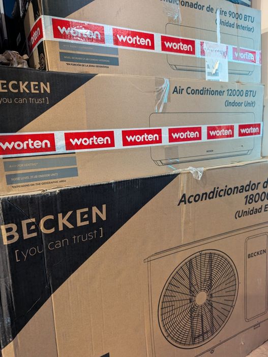 Ar Condicionado Multisplit - Becken - 12000Btus + 9000 Btus - Novo c/garantia