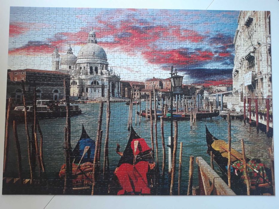 Puzzle Trefl 1000 + 1000 el. Wenecja/ Norwegia