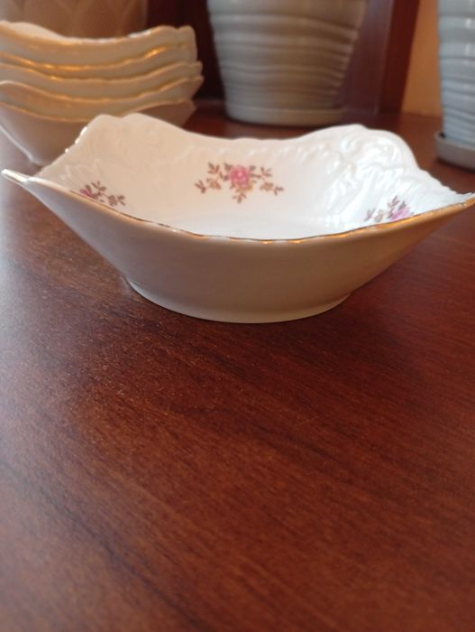 Miseczki deserowe/do lodów, retro porcelana