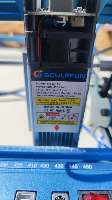 Máquina de laser sculpfun S9