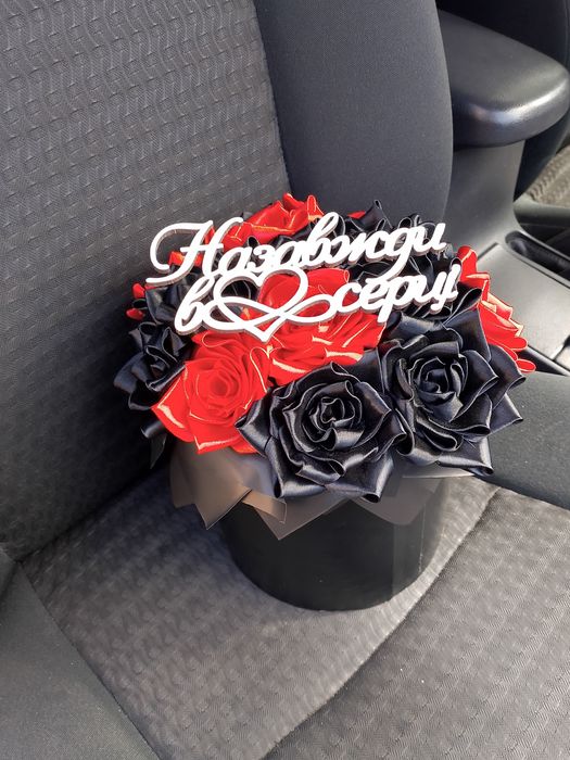 Атласні троянди, атласні квіти.продам