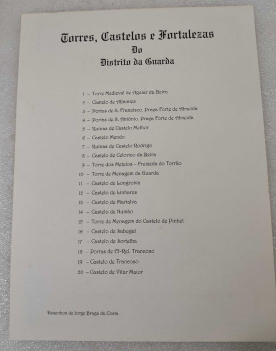 Castelos do Distrito da Guarda – Jorge Braga da Costa