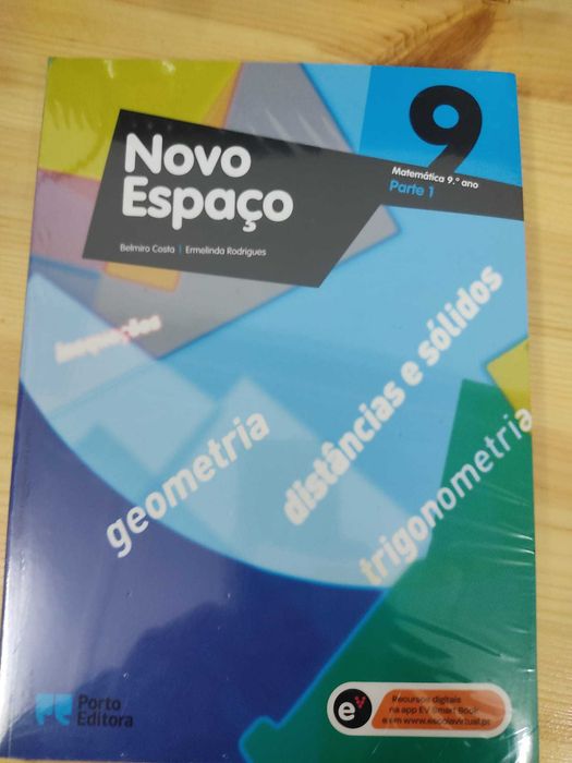Mathematics Textbook (Novo Espaço) Grade 9, Part 1 and Part 2