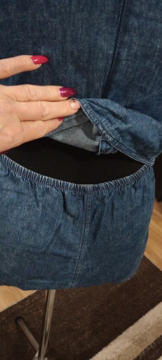 Kombinezon dziewczęcy letni jeans rozm 152