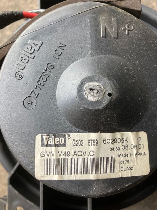 Peugeot Partner - dmuchawa wentylator nagrzewnicy