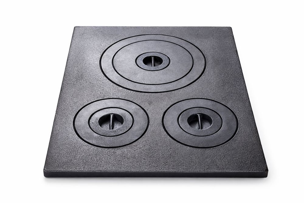 Плита чавунна для печі 540х385мм Плита чугунная