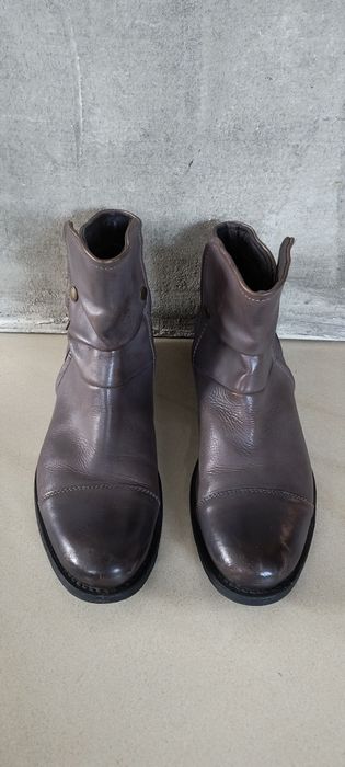 Buty botki sztyblety skóra Lasocki.