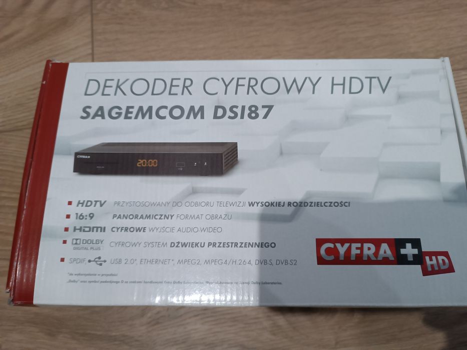 Dekoder cyfrowy HDTV Sagemcom DSI87