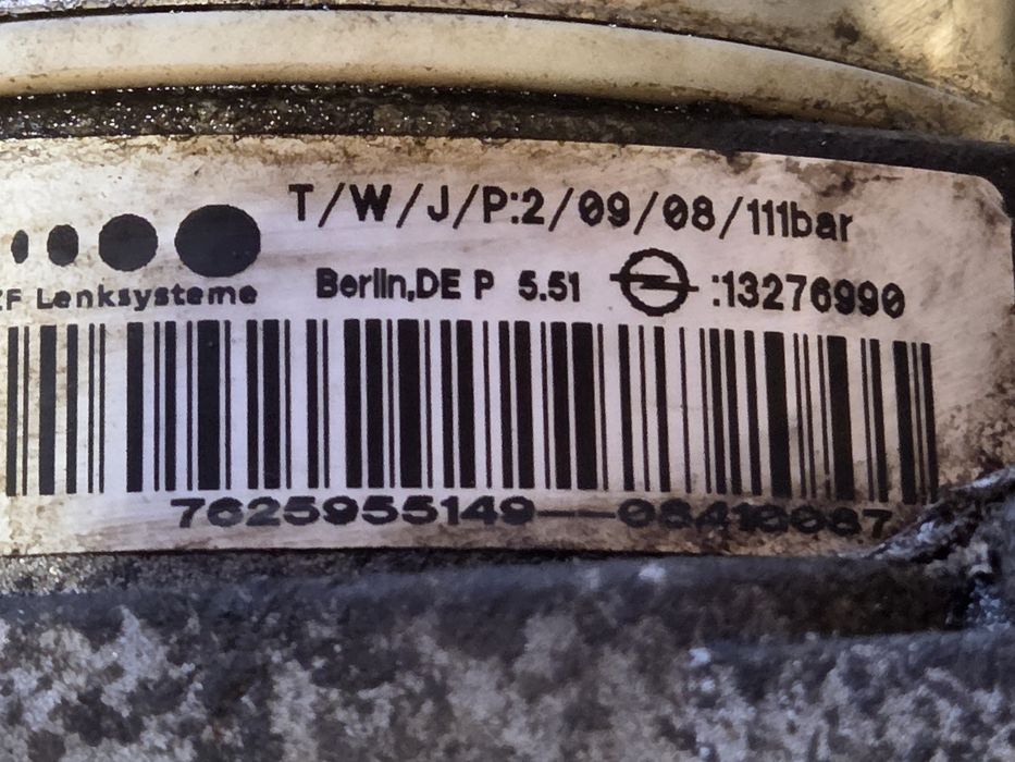 Pompa wspomagania opel