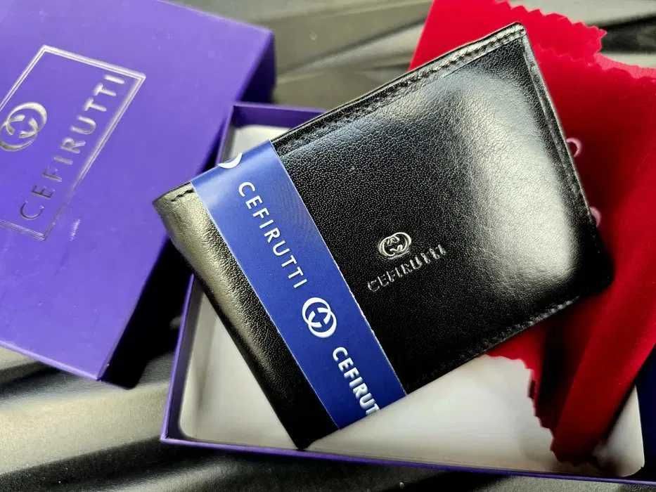 Wyprzedaż!! Modny męski portfel marki Cefirutti czarny