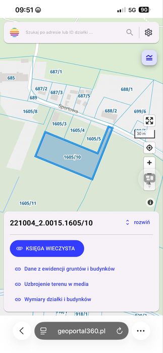 Sprzedam dzialki budowlane w Stegnie Gd.