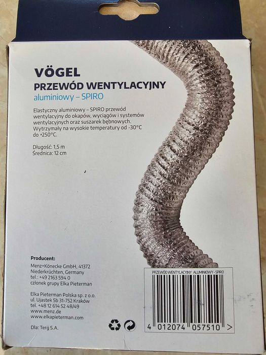 Przewód wentylqcyjny