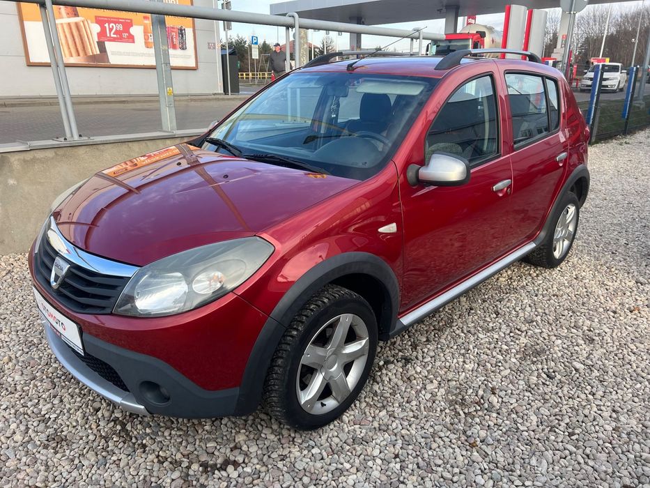 Dacia Sandero Stepway 1.6 Benzyna kamera cofania 2010 klima 131 tys km kredyt raty leasing