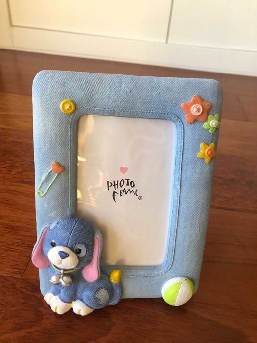 Moldura bebé azul NOVA