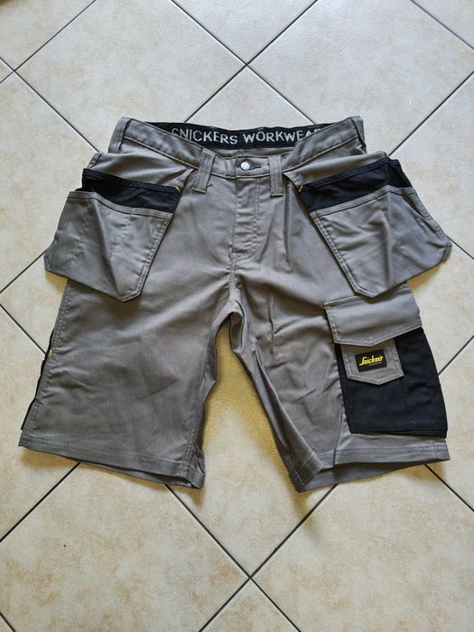 Mixuj rozmiary. Krótkie spodenki Snickers Workwear 3014 Canvas+ Stretch