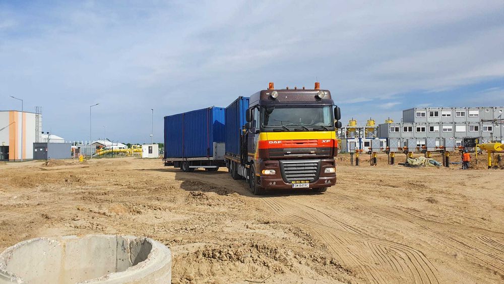 Transport HDS Dźwig Kontenery Platforma usługi HDS Ponadnormatywny