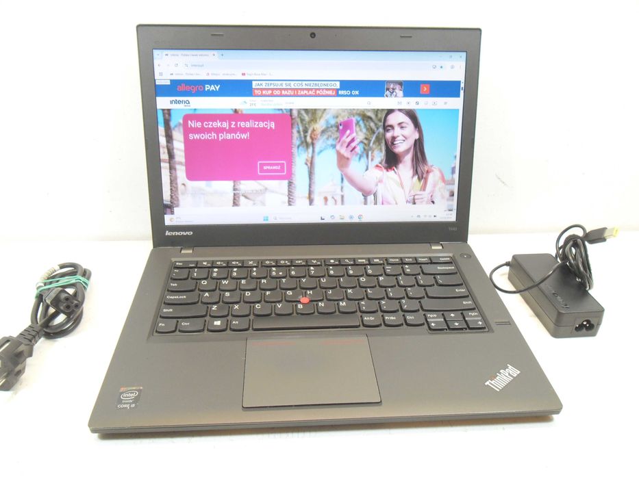 Laptop Lenovo Thinkpad T450 stan BDB Gwarancja ROK i5/16GB/SSD/W1 FV23