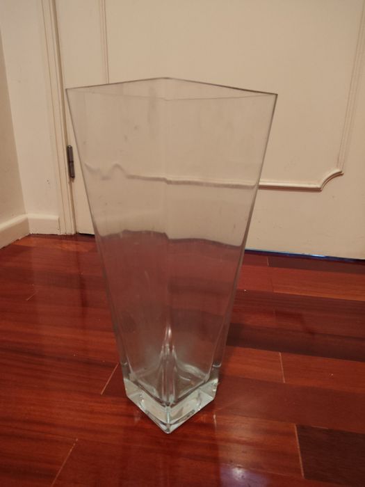 Vaso de vidro para decoração