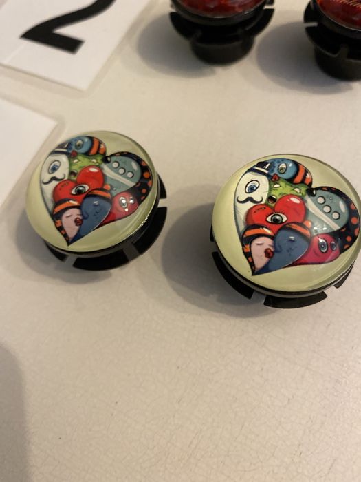 Komplet Guzików do torebki oBag ml moonlight serca serduszka 2 sztuki