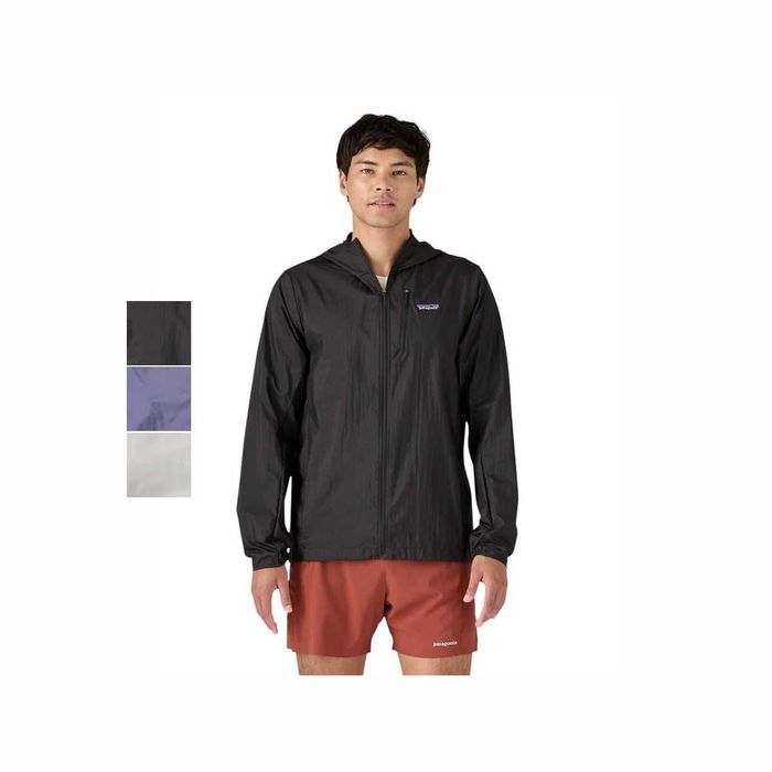 Куртка Patagonia Houdini Jacket Black \ Royal Blue \ Silver Gray