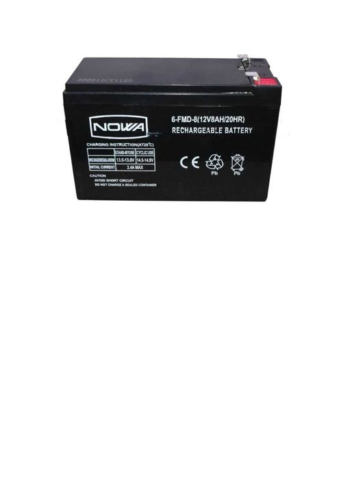 Аккумулятор батарея Nowa 12V 8A до оприскувача для роутера акумулятор обприскувача