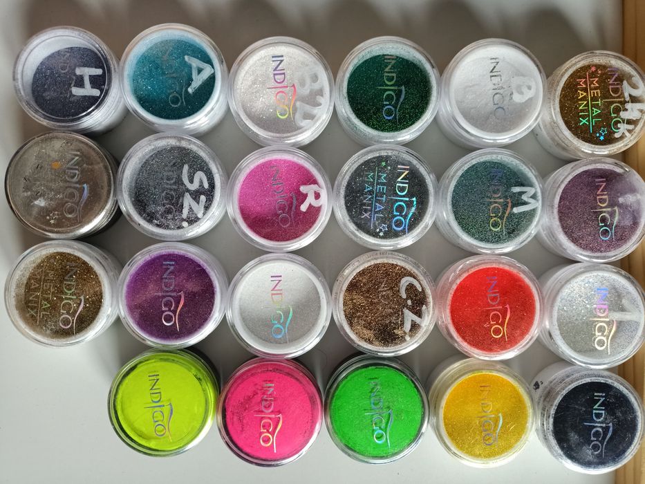 Pyłki Indigo do paznokci