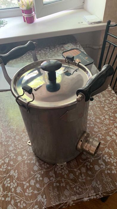 Ёмкость из нержавейки самовар на камбуз, нерж 1.5мм  новый  10 литров