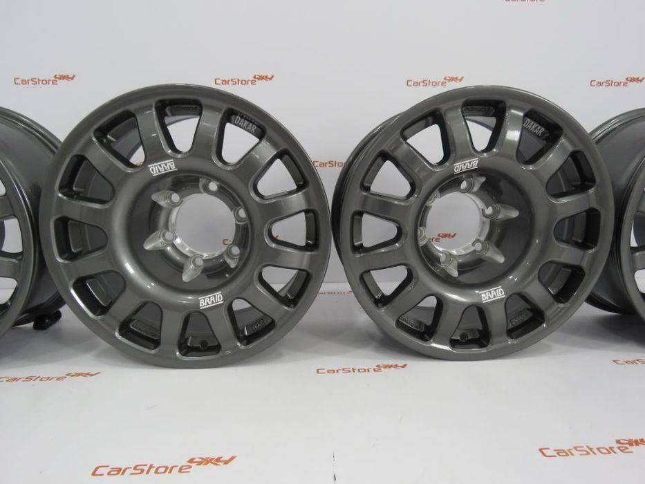 Jantes Braid Dakar Antracite 16 x 7 6x139.7 + 6x114.3 + 5x127 + 5x114.