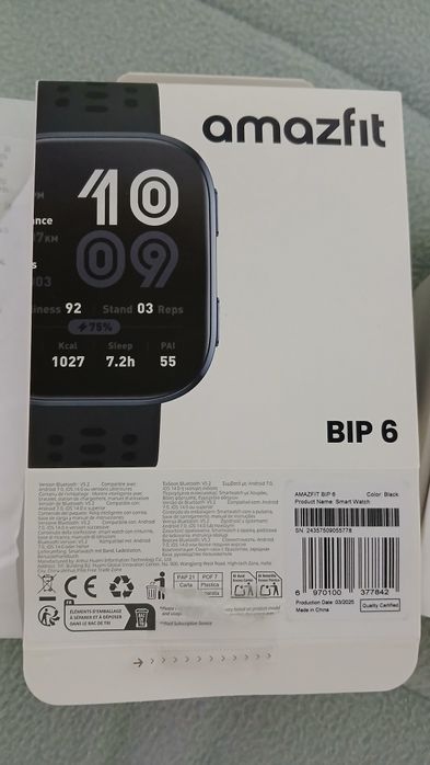 Relógio Amazfit Bip 6 com gps e garantia