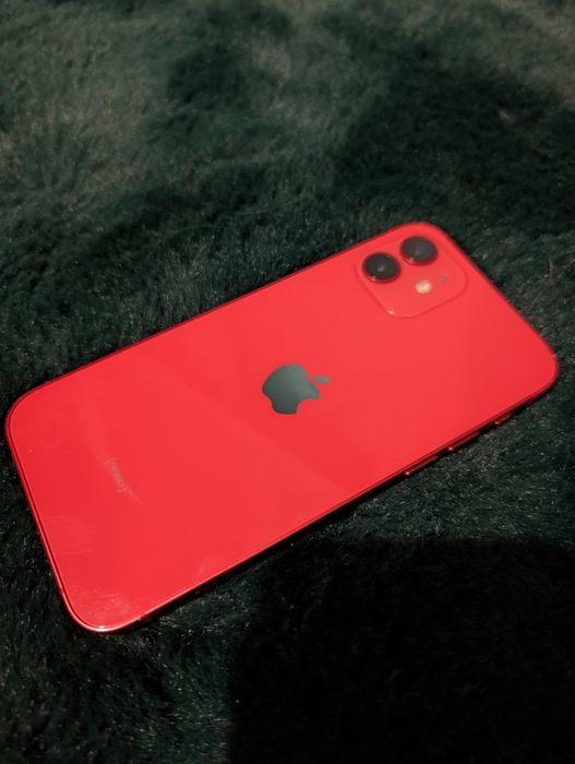 iPhone 12 64 GB Red (Czerwony) – Pudełko, Kabel / Bateria 83%