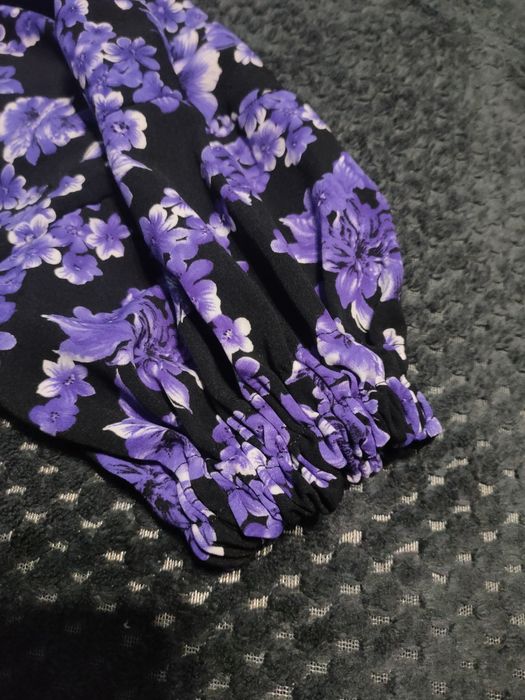Letnie Spodnie haremki / alladynki kwiaty do 90 cm pas