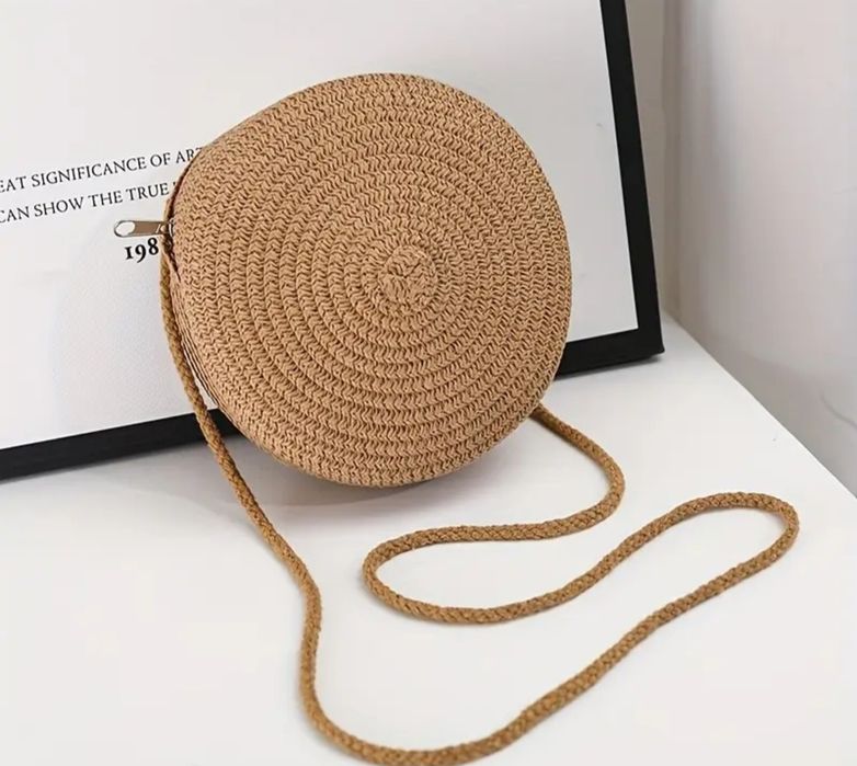 Сумочка плетена жіноча