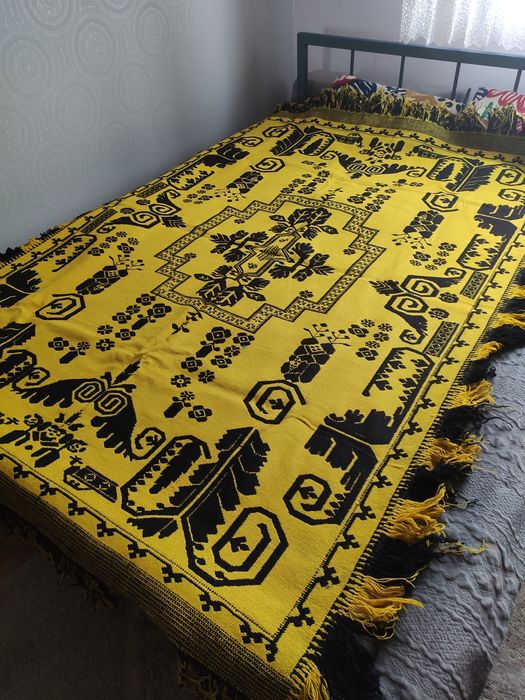 Kapa wełniana na łóżko, wersalkę