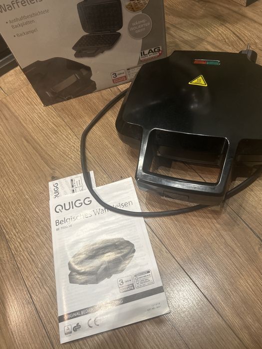 Zapraszam czarna gofrownica