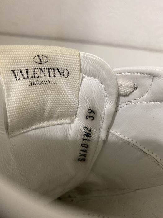 Кроссовки кожаные Valentino Оригинал Размер 39 - 25,5 см
