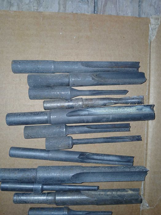 Wiertła do dłutowania w drewnie, różne średnice, długości, ok. 20 szt.
