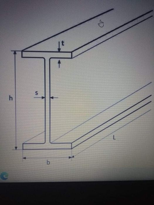Dwuteownik stalowy 160