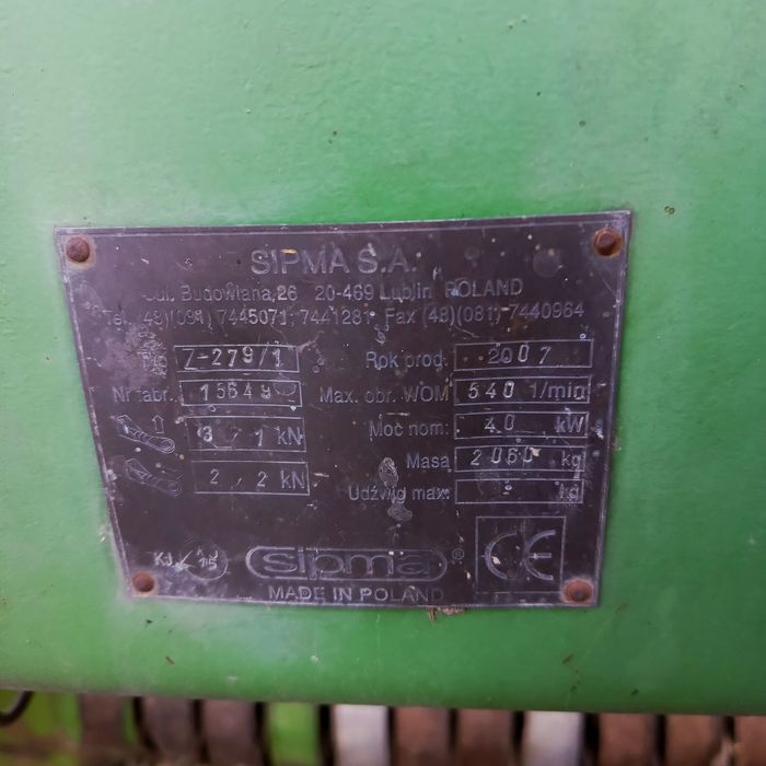 Prasa Sipma Z-279/1 Farma II