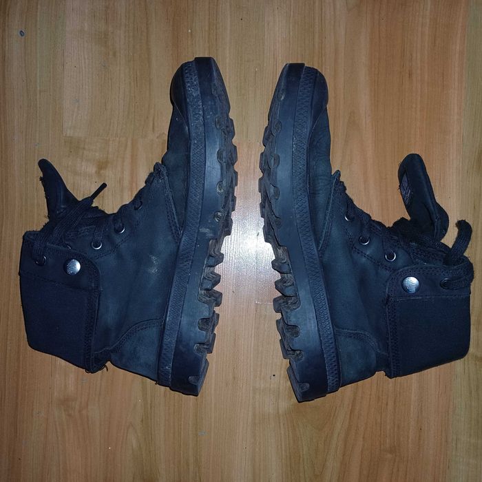 Palladium Botas com atacadores 'BAGGY' em pele