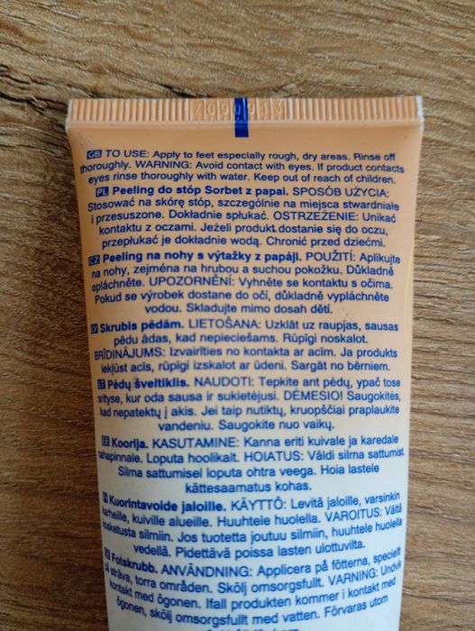 Avon peeling do stóp sorbet z papai