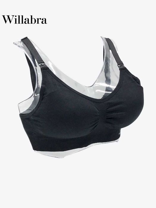 Biustonosz bezszwowy Willabra ciążowy S/M dla karmiących piersią matek